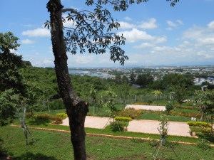View from Cham tower park
