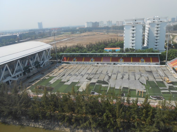 redoing the soccer field