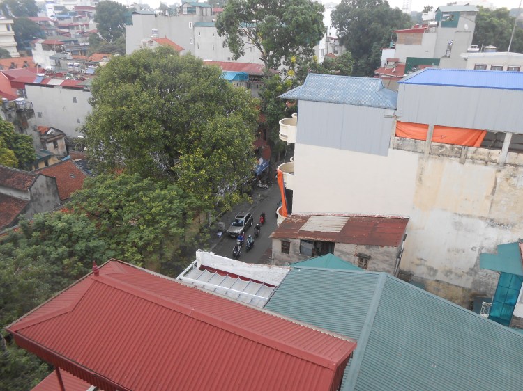 View from hotel window