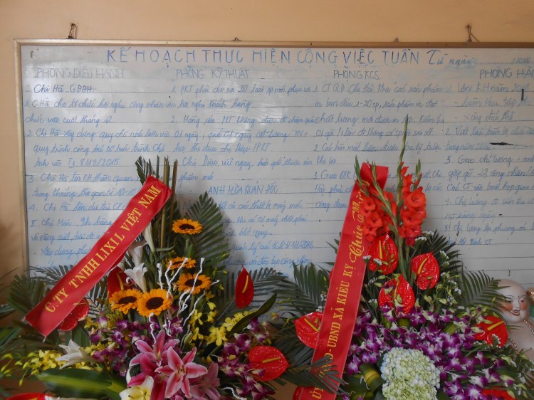 Weekly meeting schedule